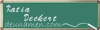 Katia Deckert Visitenkarte
